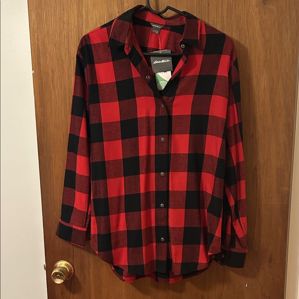 Eddie Bauer Fremont flannel shirt new